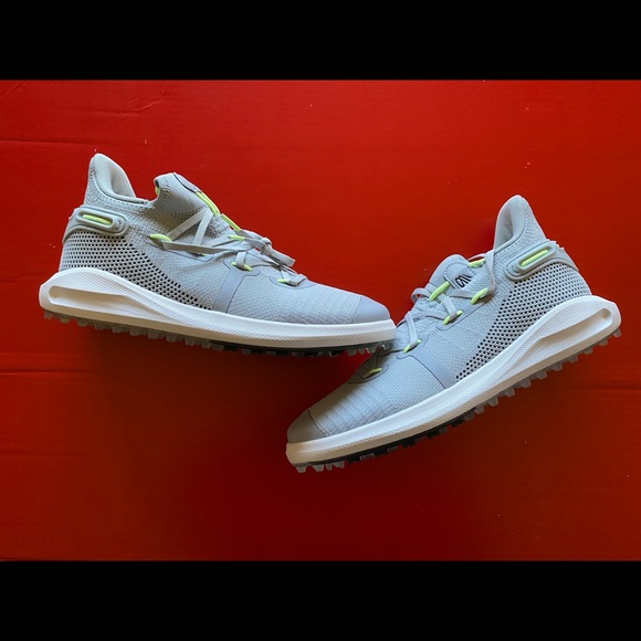 Under Armour Curry Golf shoes gray/volt/wht mens sz New no box